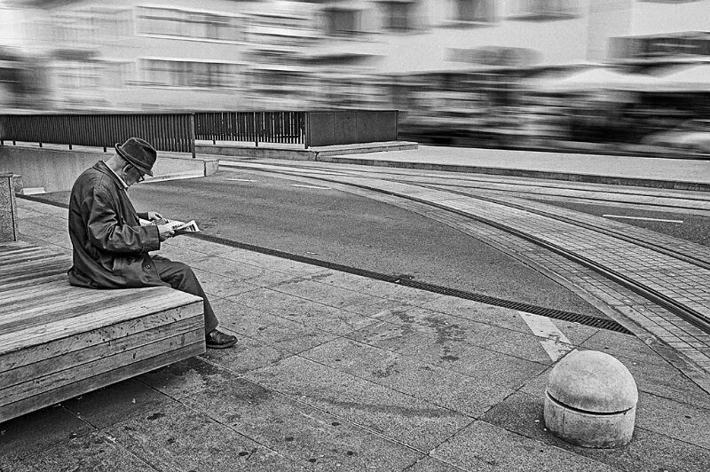 Was passing by. Was passing by