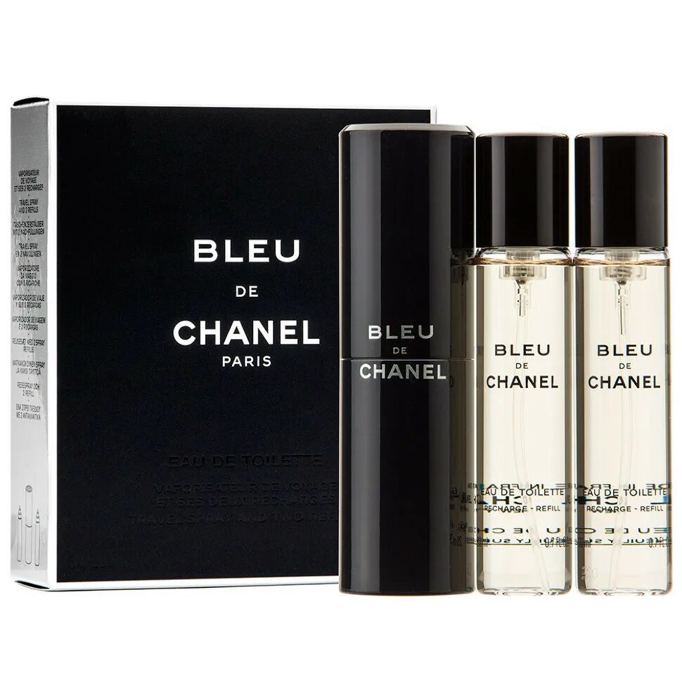Chanel bleu мужские купить. Bleu de Chanel мужские 3 20 мл. Blue de Chanel EDT 20 ml. Набор Блю де Шанель 3 по 20мл. Chanel bleu de Chanel туалетная вода 100 ml.
