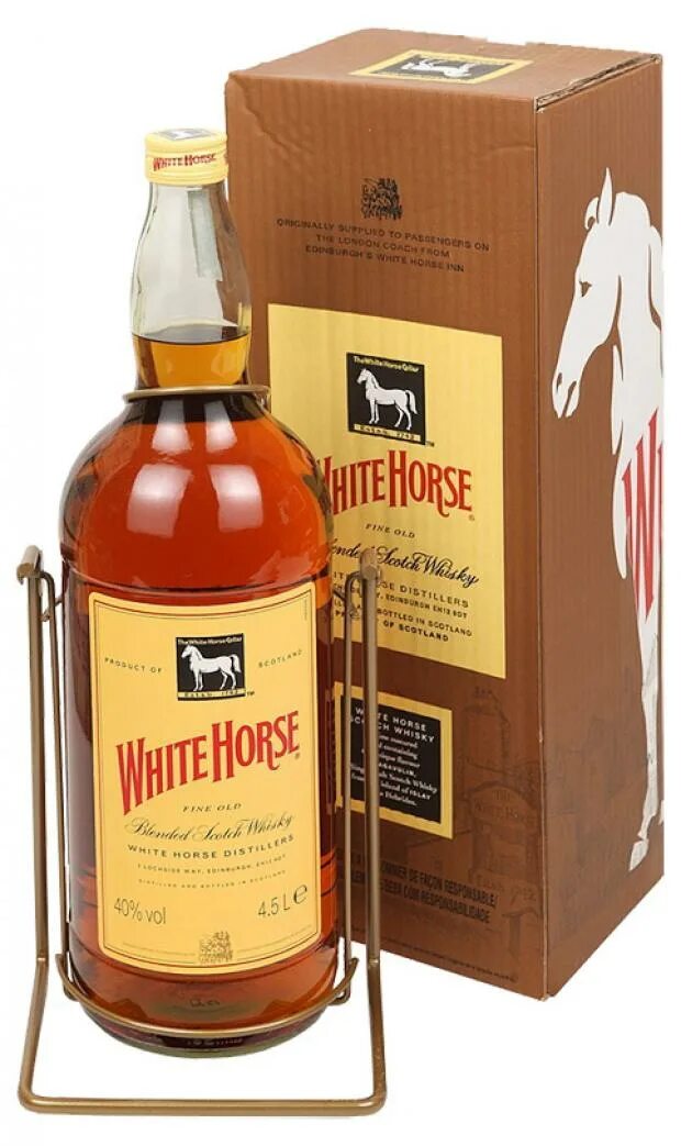 Виски качели 4.5 литра купить. Виски Вайт Хорс. Уайт Хорс виски 4.5 литра. Виски купаж Уайт Хорс. Виски шотландский Уайт Хорс.