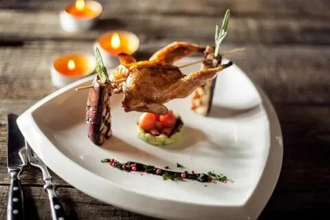 Меню высокой кухни