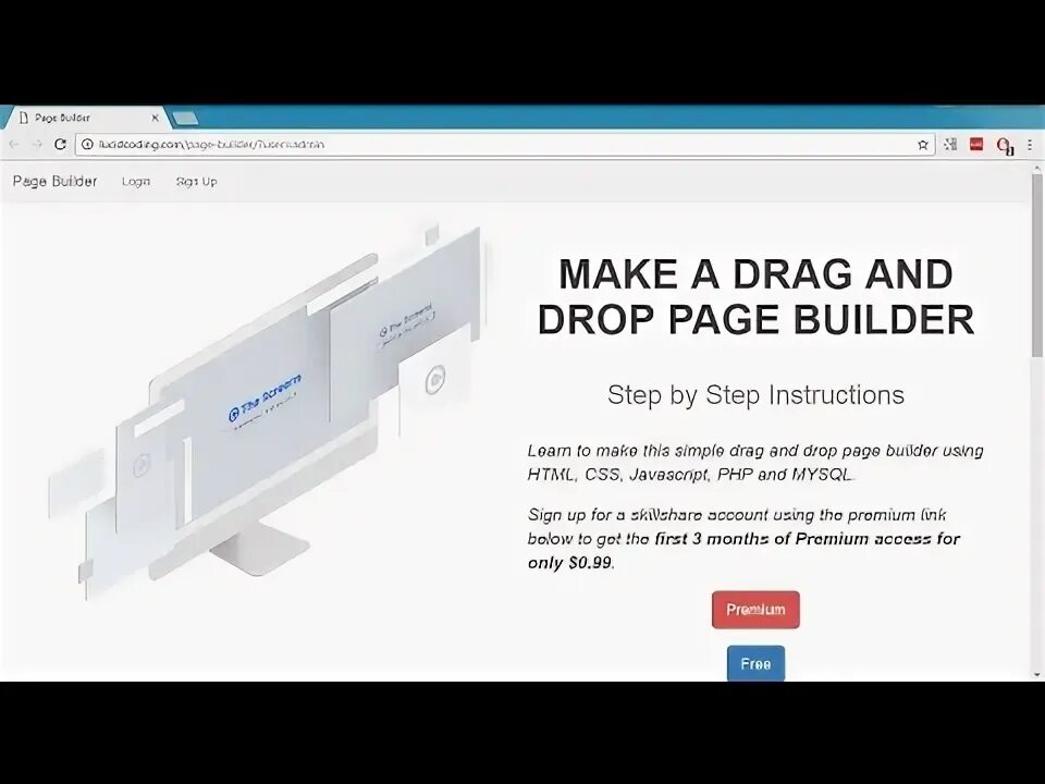 Drop page. Drop page
