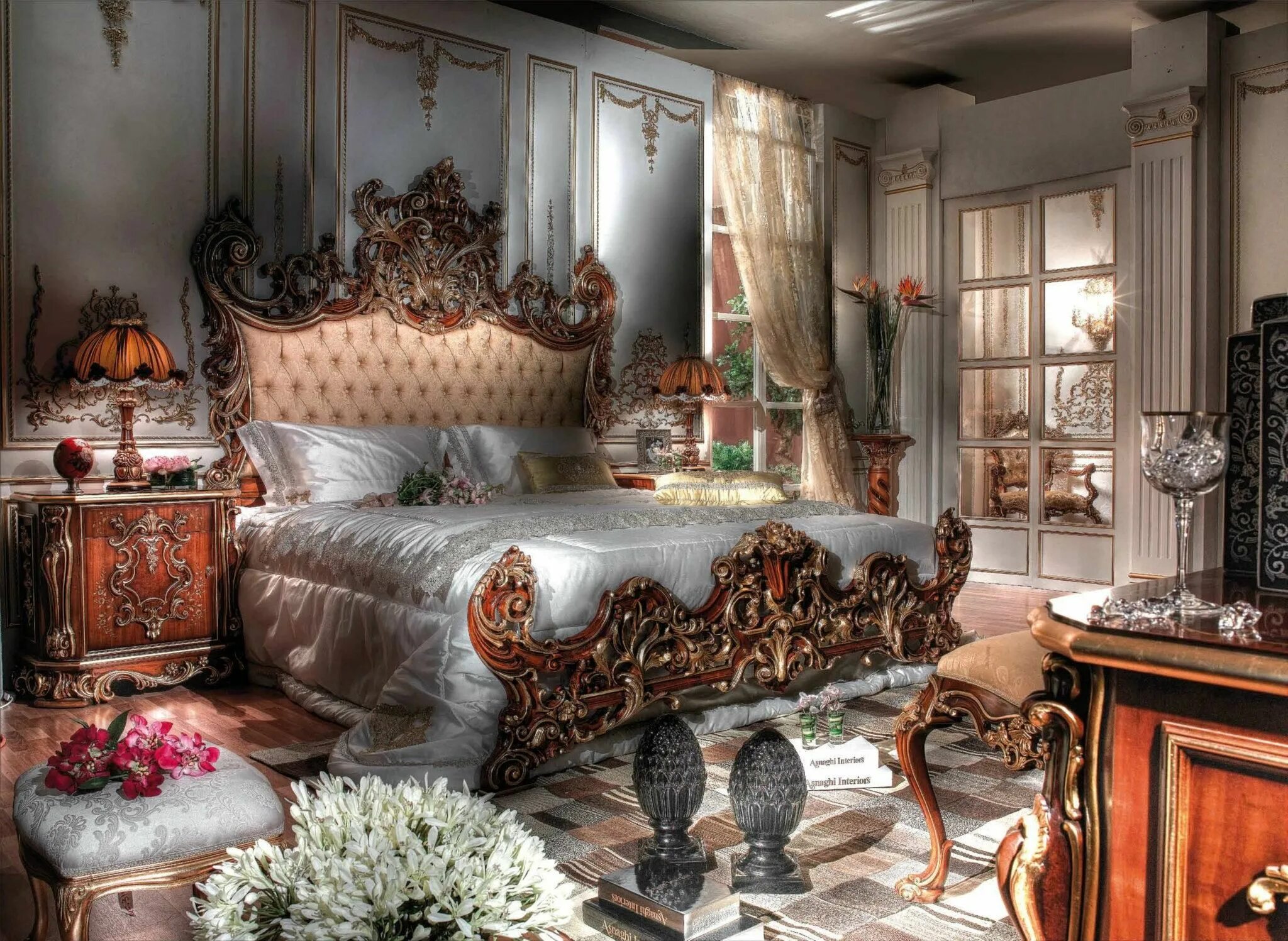 Asnaghi Interiors Bedroom. Спальный гарнитур Asnaghi Interiors. Спальня рокко бароко золото. Спальня рококо Барокко. Royal bedrooms