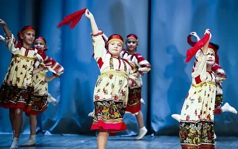 Танец с платочками русский народный