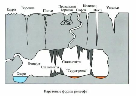 Геологические процессы карстовые