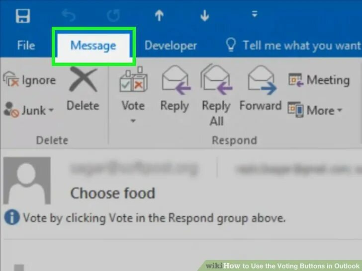 Dev messages. Кнопки голосования в Outlook. Добавить кнопки голосования в Outlook. Кнопка vote button в письме Outlook. Voting button in Outlook.