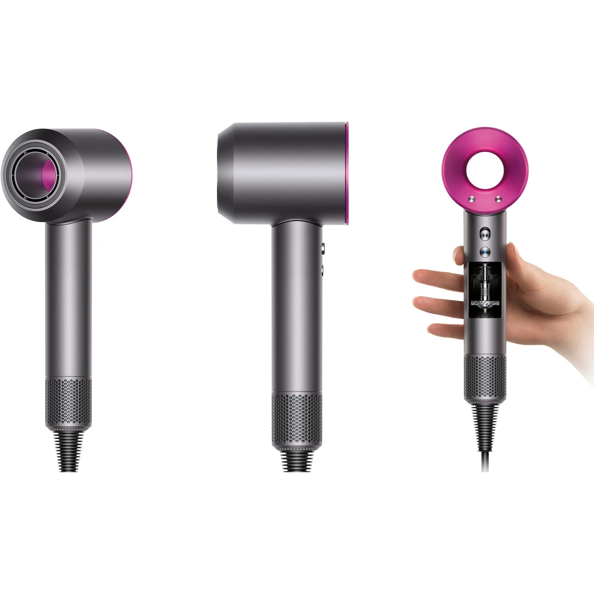 Сравнение фенов дайсон. Фен Dyson Supersonic. Фен Dyson Supersonic hd08 Fuchsia/Nickel. Фен Dyson Dryer. Dyson Supersonic hair Dryer.