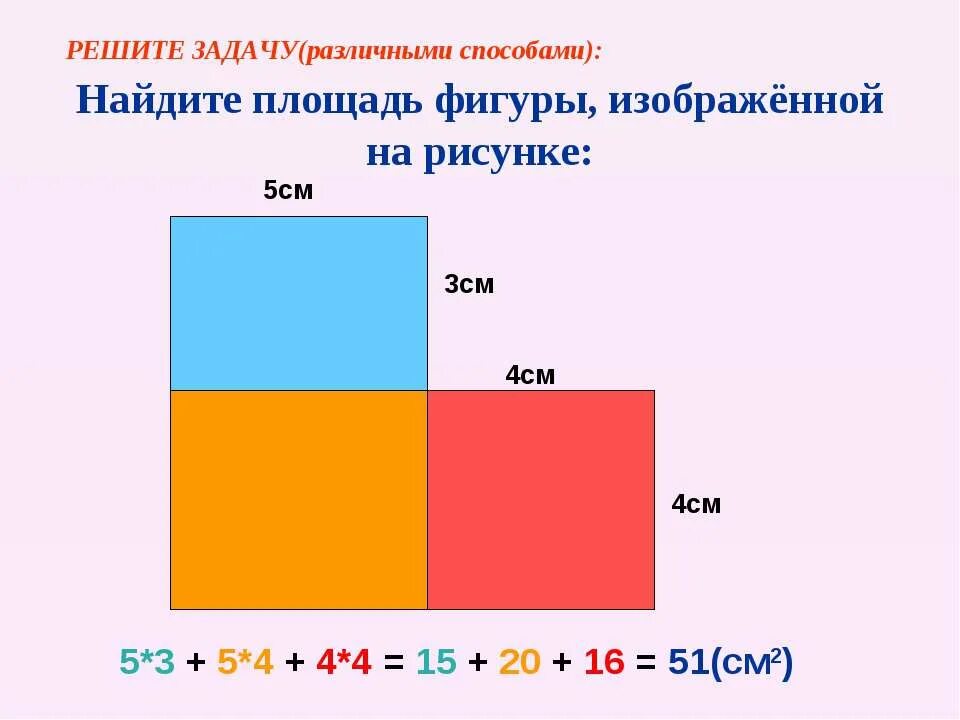 Какнайдти площадь фигуры. Площадь сложной фигуры 5 класс. Вычислить площадь сложной фигуры. Найди площадь фигуры 5 см 4 см. Площадь закрашенной фигуры 2 класс.