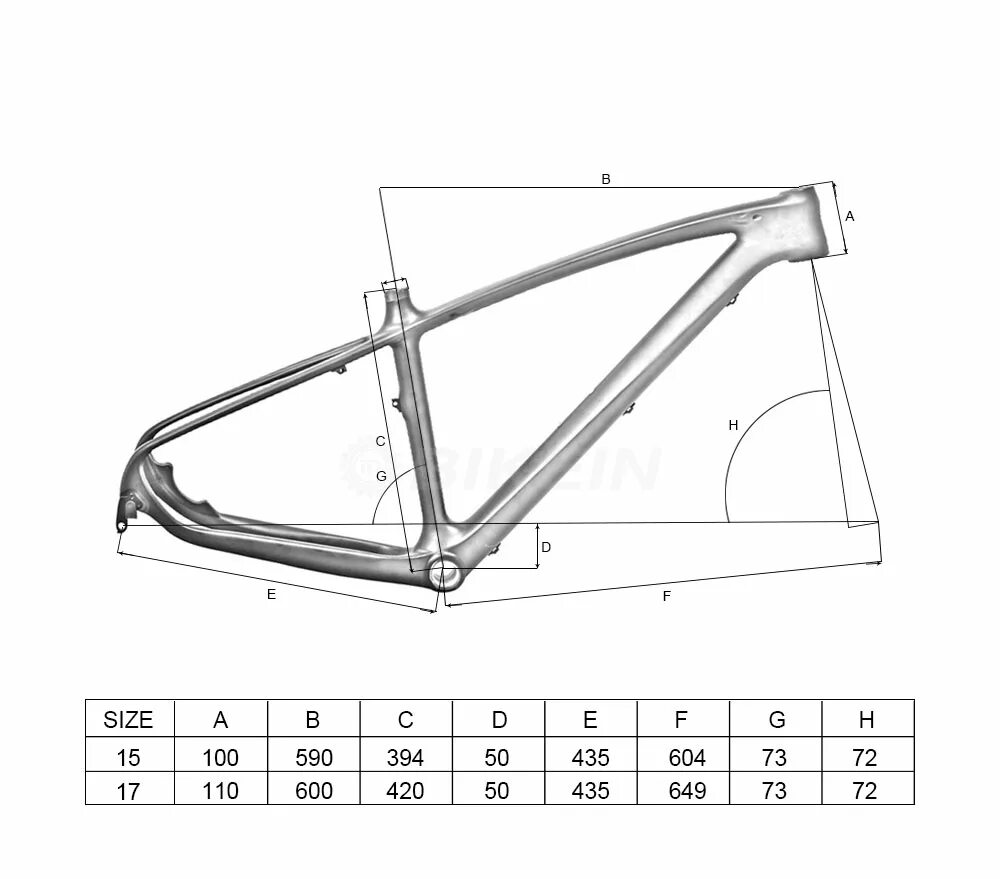 Рама 17 дюймов на какой. Карбоновая рама MTB 26. Рама 17 колесо 26. 17 Рама велосипеда. Рама 17 и 19 велосипеда.