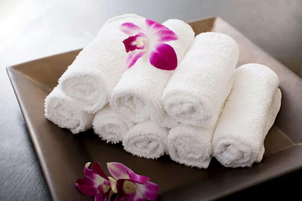 Осибори. Красивые полотенца. Сложенные полотенца. Красиво сложенные полотенца. Складывание полотенец в рулонах.