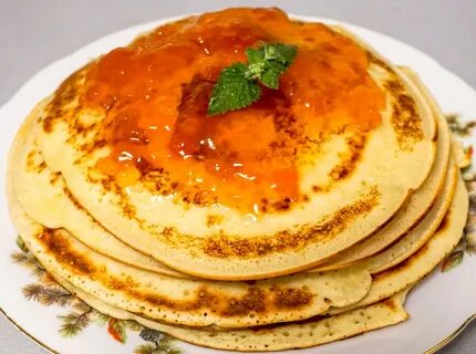 Блины на кефире пышные с содой яйцами