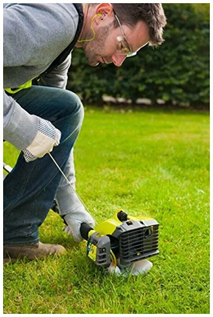 заводка триммера. с 43 см. триммер бензиновый patriot pt 441. 9 л. триммер калибр бк-1980.