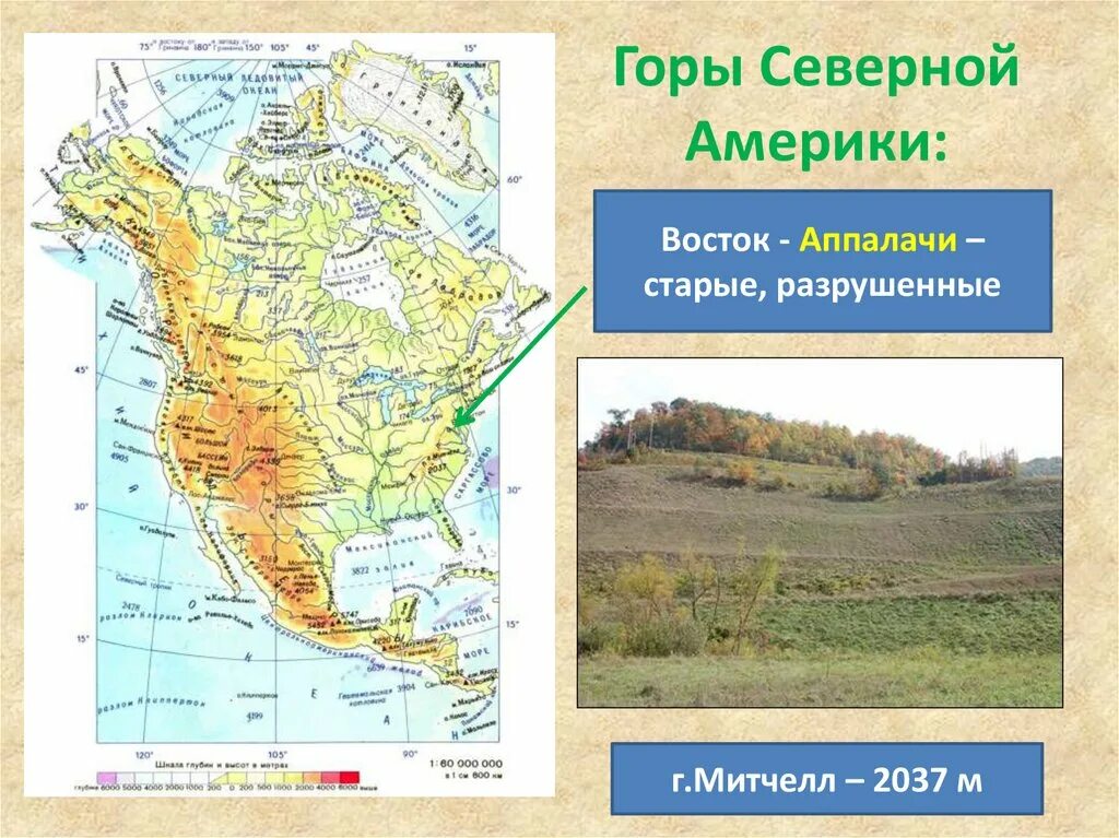 Горы Аппалачи на физической карте Северной Америки. Низменности Северной Америки на карте. Северная Америка – Кордильеры, Аппалачи. Гора Митчелл Аппалачи. Назовите полуострова северной америки