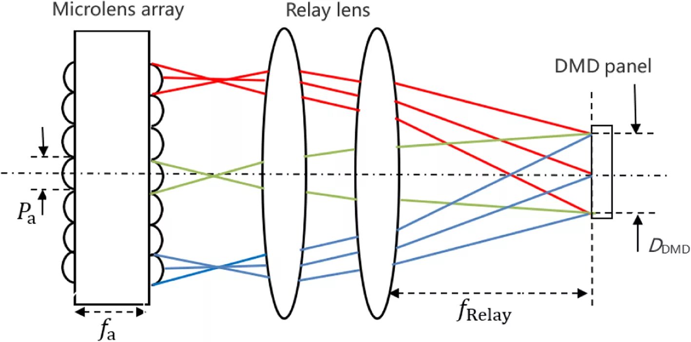 Lens array. Lens array