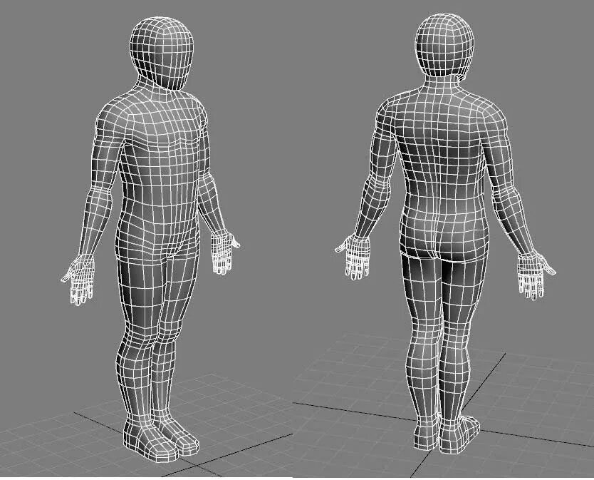 Человек в компасе. Трехмерная модель человека. 3д моделирование. Цифровая модель человека. Топология тела человека.