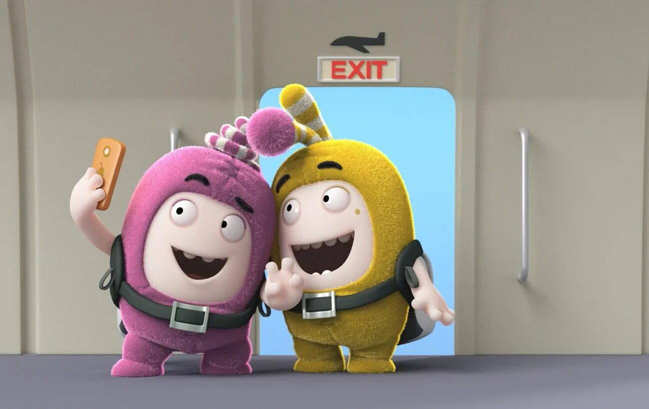 Oddbods Бабблс. Oddbods Ньют.