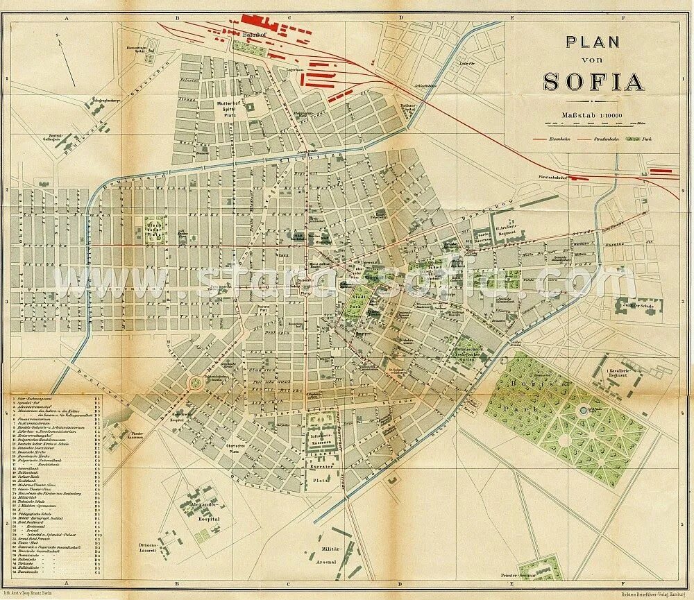 Районы Софии на карте. Карта Софии Болгария 1980 года. Old plan