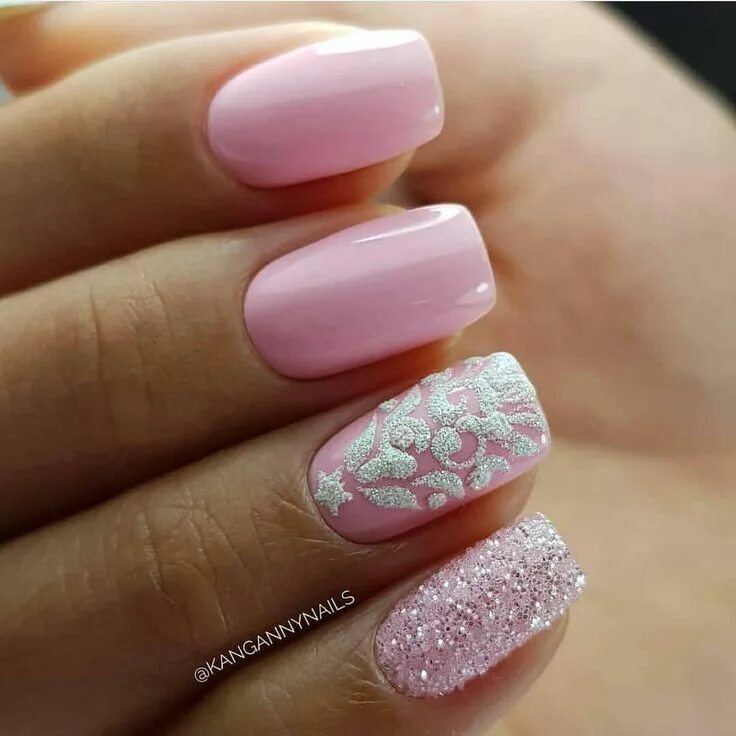 Pin on Маникюр/Manicure Pink nail art designs, Pink nail art, Pink nails