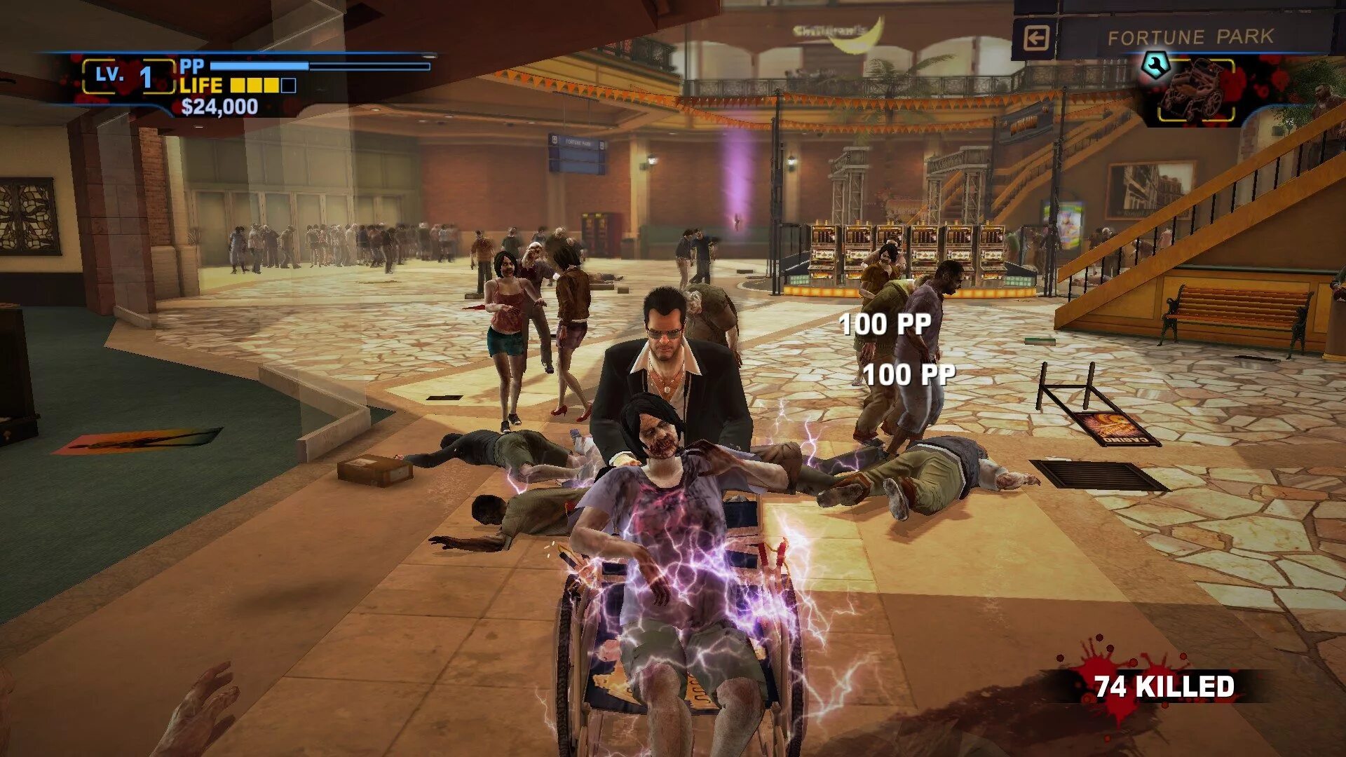 Rising off. Dead Rising 2.