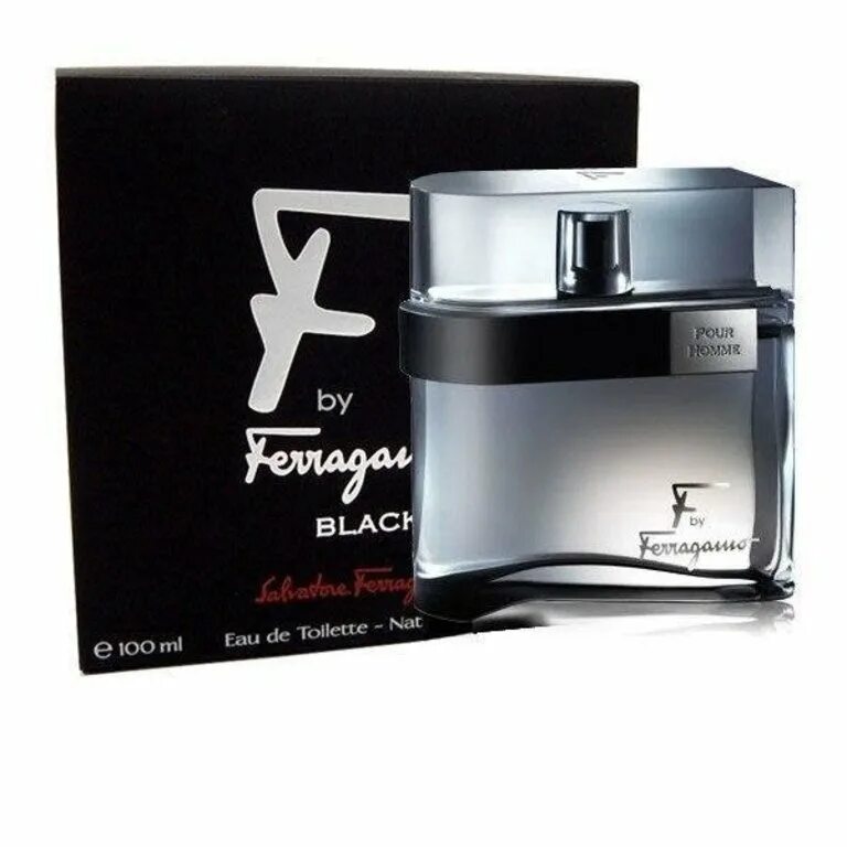 Salvatore Ferragamo 100ml EDT homme. F by Ferragamo Black. Salvatore Ferragamo Black. Ferragamo Black pour homme men. Black pour homme