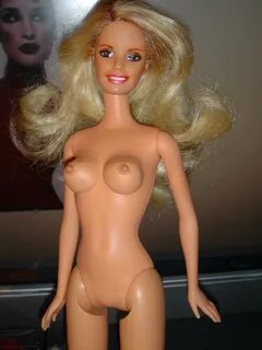 Barbie is naked.