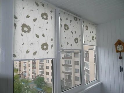 Шторы на пластиковые балкон