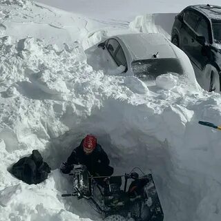Нападало снега
