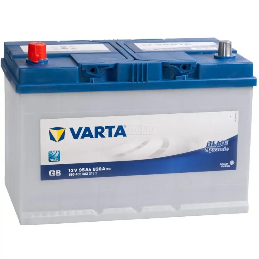 Аккумулятор varta прямая полярность. Varta blue g7 (95r) 830 а обр.. varta blue dynamic 95ач 830a. аккумулятор varta blue dynamic 95 а/ч обратная r+ g7 306x173x225 en830 а. варта блю динамик 95ач европеец.
