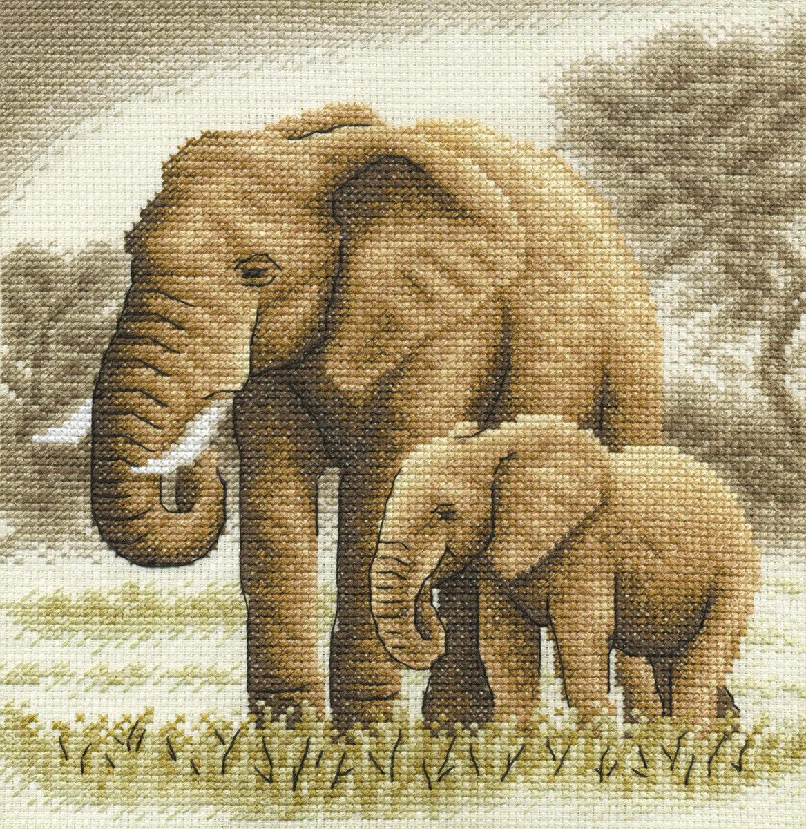 Вышивка Панна слон. Вышивка Панна Золотая коллекция. G elephant