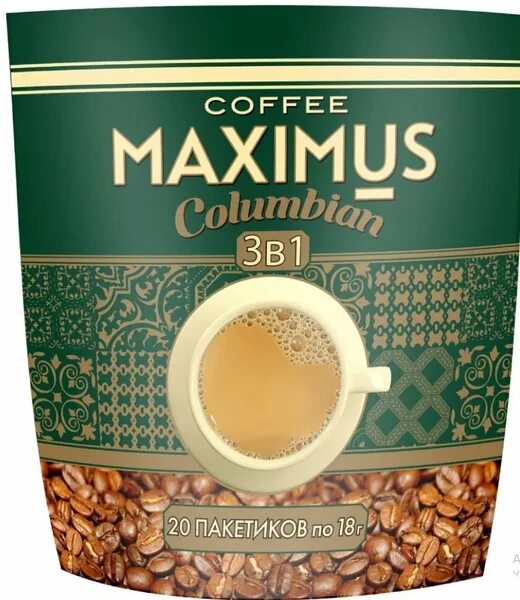 Кофе раствор. Columbian ТМ Maximus м/у 70г (8191058) - Купить по цене от 119.00 