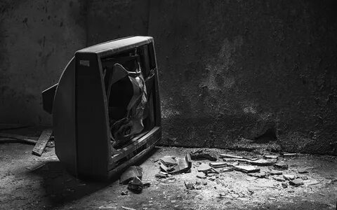 Broken old