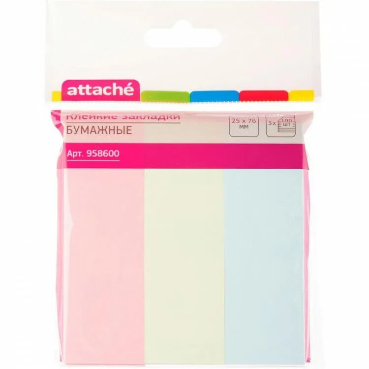 14ммх50 attache. Закладки клейкие 50х12 мм 100 шт. Клейкие закладки бумажные 5цв. 45ммх8 attache selection. Цветные стикеры для заметок.
