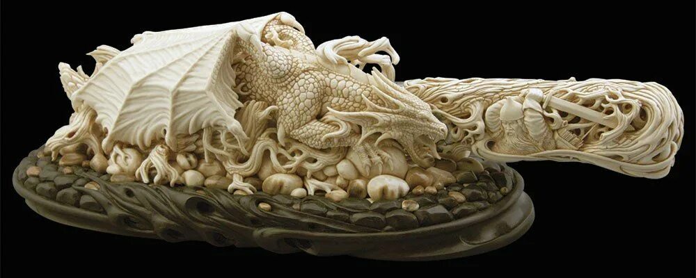Bone Engraving (not Ivory) Bone carving, Skull carving, Carving