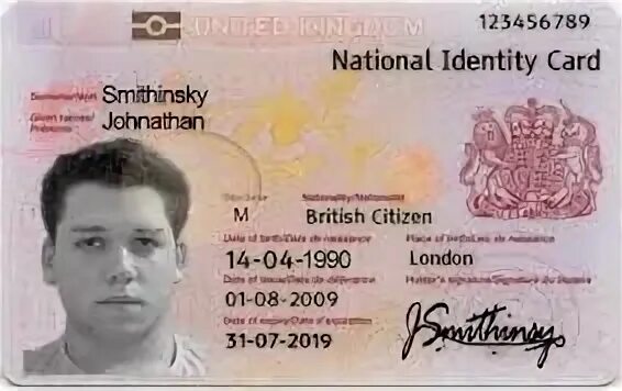 British identity. Британская id карта. id card великобритании. identity card в англии. national id card.