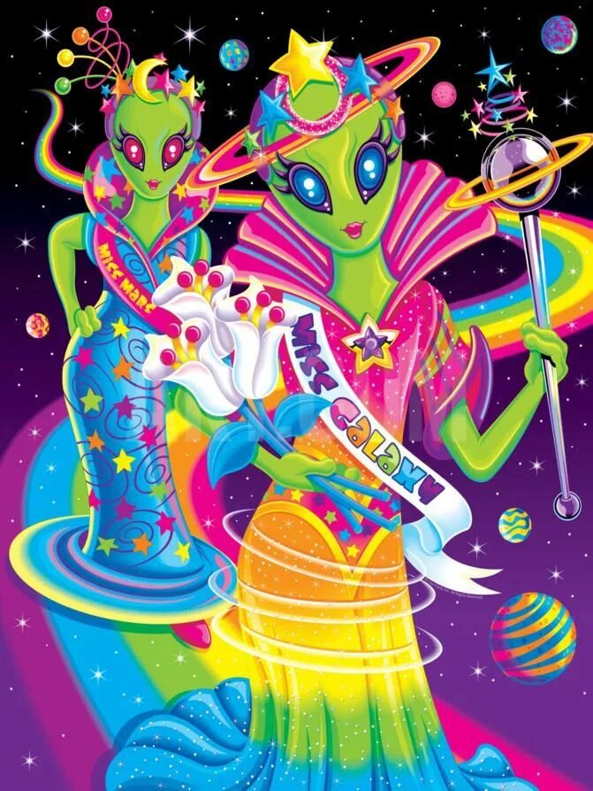 Lisa frank. Радужные пришельцы. Радужный инопланетянин. Инопланетянин Радуга.