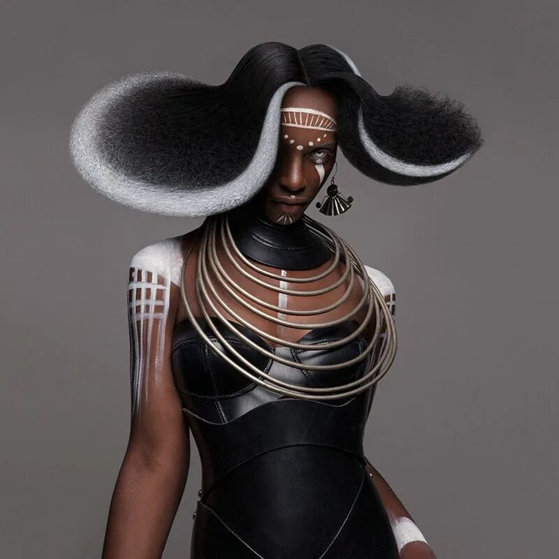 Образ африки. Lisa Farrall. British Hairdressing Awards афро. Лиза Феррелл прически. Африканский образ.