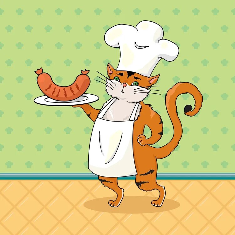 3 кота повар. Кот повар. Котик Поваренок. Котик в поварском колпаке. Рыжий кот в поварском колпаке.