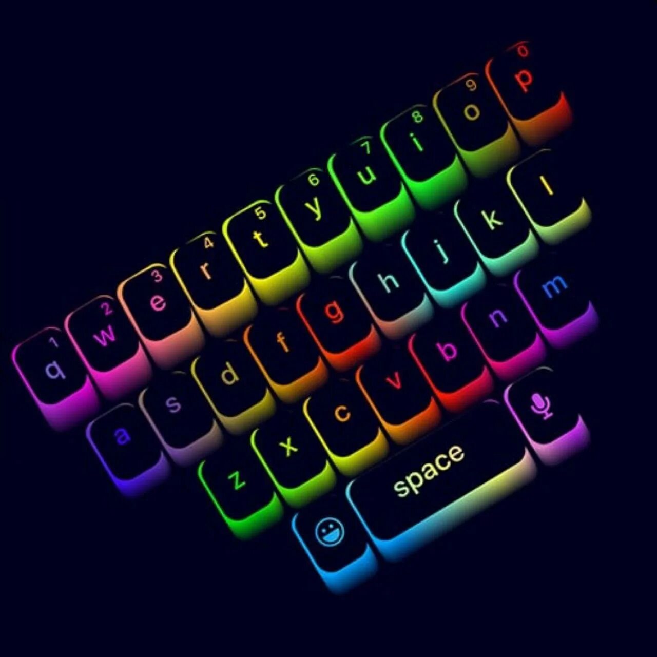 Клавиатура в мобильных играх. Led keyboard premium 16.3.6. разноцветная клавиатура. rgb клавиатура. клавиатура со светодиодной подсветкой.