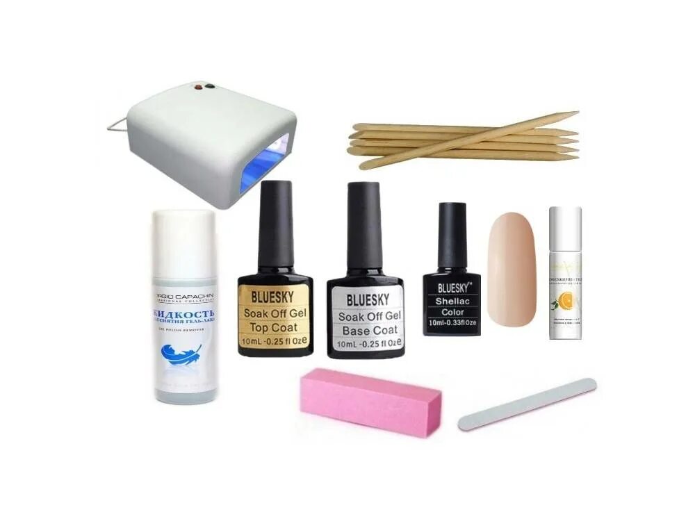 Необходимые материалы для маникюра гель лаком. Список для домашнего маникюра гель лаком. Необходимые лаки. Набор для шеллака. Необходимые лаки.