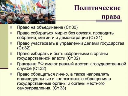Свобода сми какое право политическое