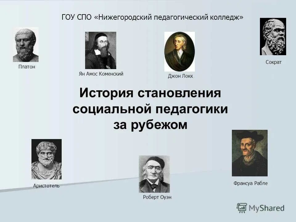 возникновение социальные педагоги