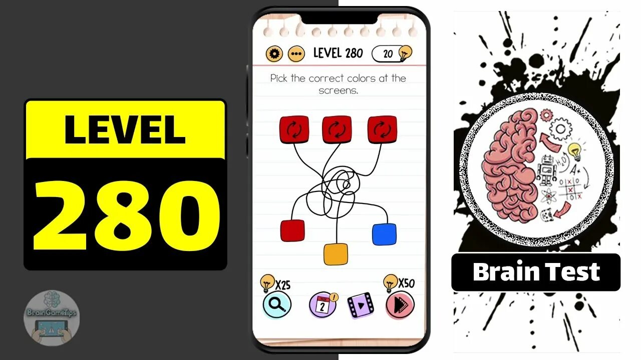 BRAINTEST 280. Уровень 280 BRAINTEST. Brain Test уровень 280. Как пройти 280 уровень в Brain Test.