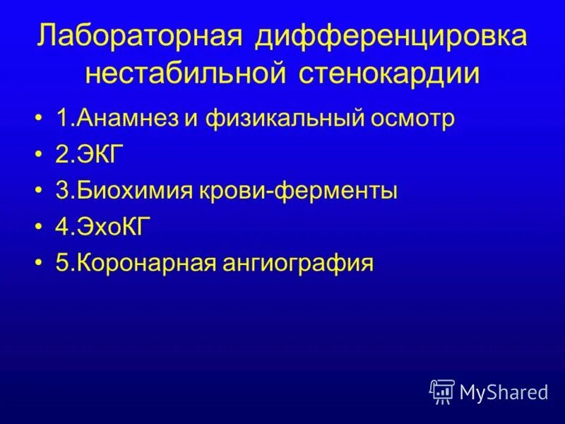 Диагноз нестабильная стенокардия. Нестабильная стенокардия анамнез. Стенокардия данные анамнеза. Методы исследования стенокардии. Методы обследования при стенокардии.