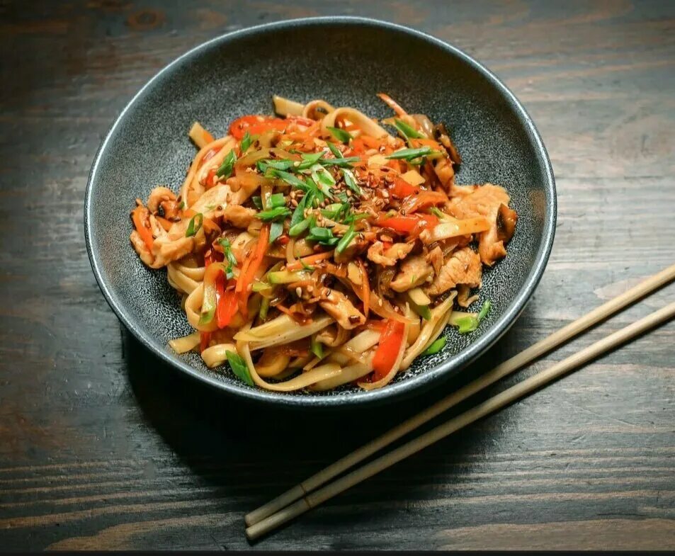 WOK с шампиньонами и овощами (360гр) в Армавире