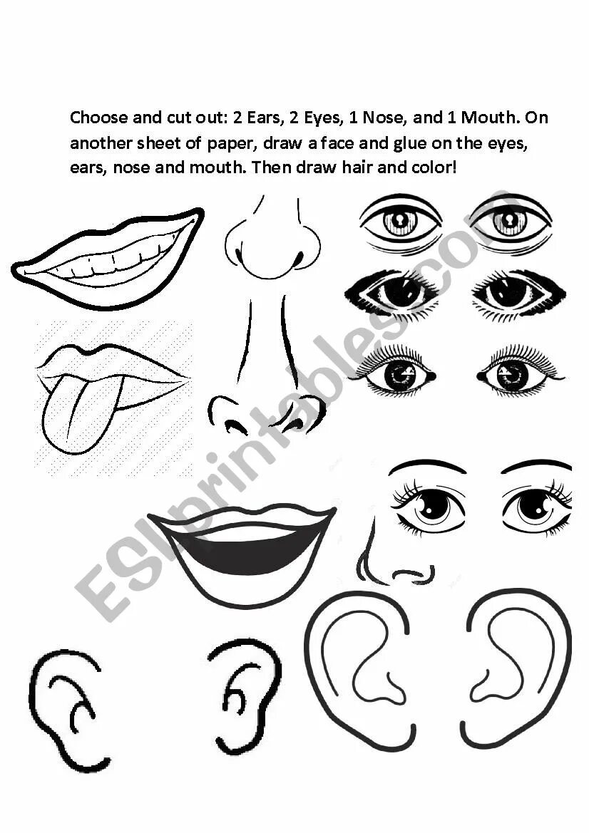 Eyes ears mouth nose. Eyes nose mouth ears раскраска для детей. ears eyes and mouth задания для дошкольников. eyes nose mouth ears упражнения для детей. голова лицо рот нос уши задания для детей.