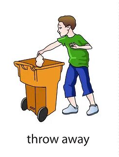 Throw threads. Throw away. throw рисунок. throw картинка для детей. throw away rubbish.