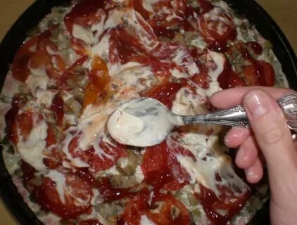 Начинка для пиццы с колбасой
