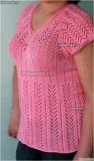 Ажурные кофты реглан спицами