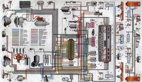 Схема электрооборудования ваз 2101