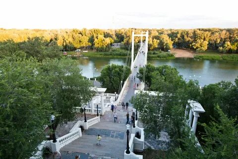 Набережная реки урал в оренбурге