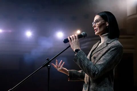 The speaker speaks about